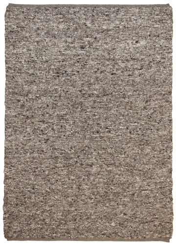 THEKO Hand woven rug, 100% virgin wool, brown