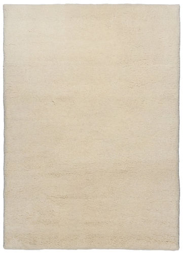 Berber carpet hand-knotted, white