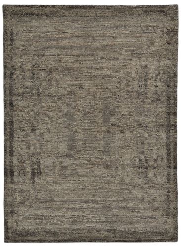 Original Nepal tæppe, deluxe, håndknyttet, 100% ny uld, grå multi