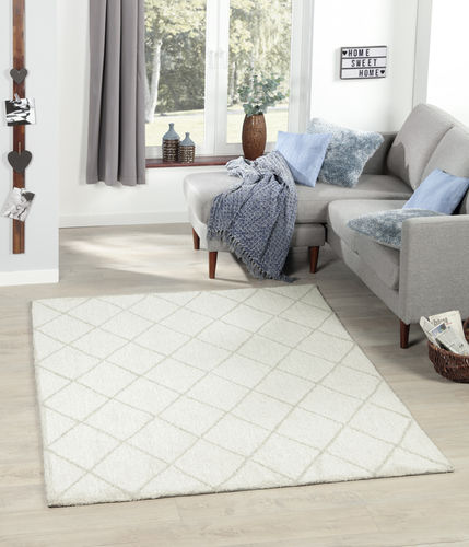 Modern designer carpet, woven