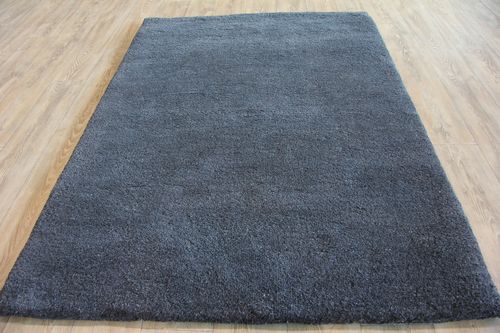 Teppich Berber, 100% Schurwolle, grau